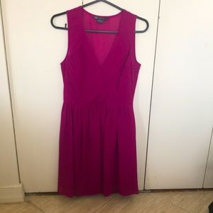 A beautiful swirling dress from Armani Exchange.